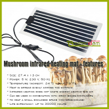 Infrared Mushroom Grow kit Heating Mat